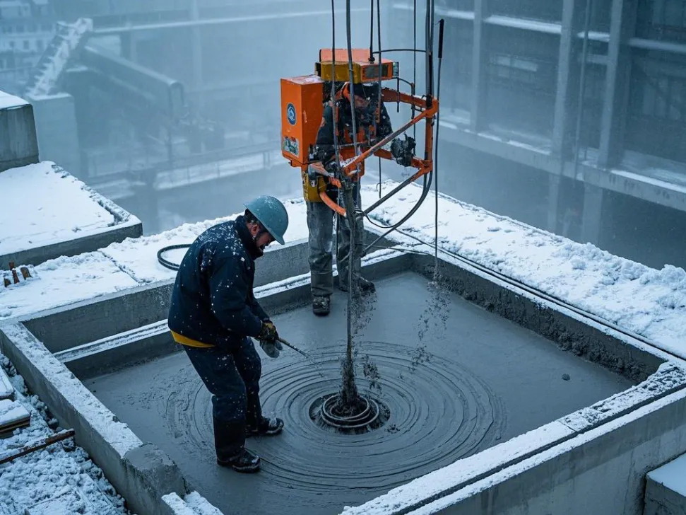 Руководство по зимнему ши Кайчэн в провинции Хэнань добавление поликарбоновой кислоты, качество сопровождения бетона « зимовка »123 (3)